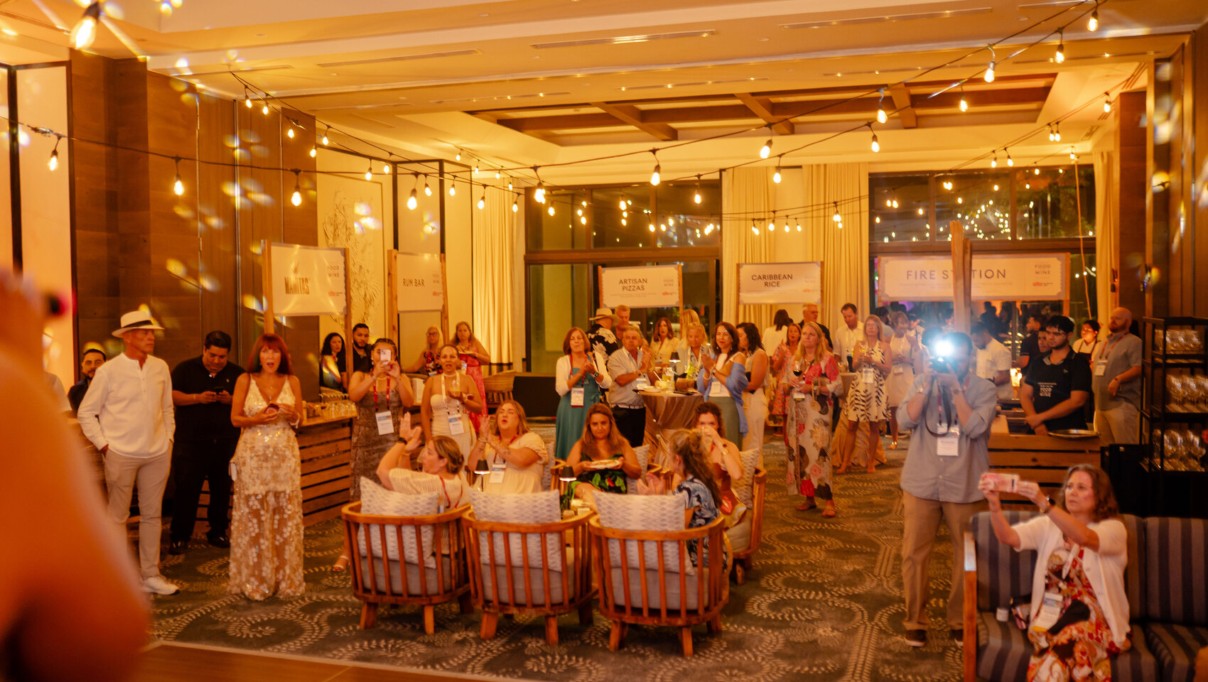Guests at Beer Festival at Grand Roatan