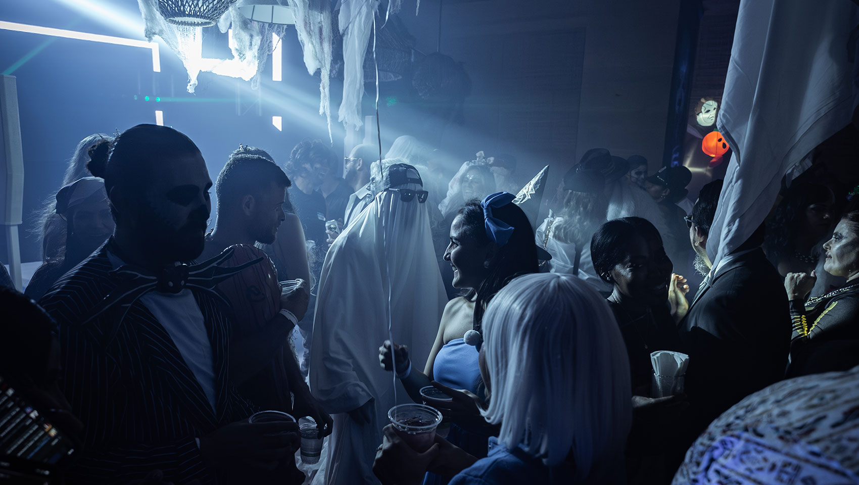 Guests at Halloween Party at Grand Roatan