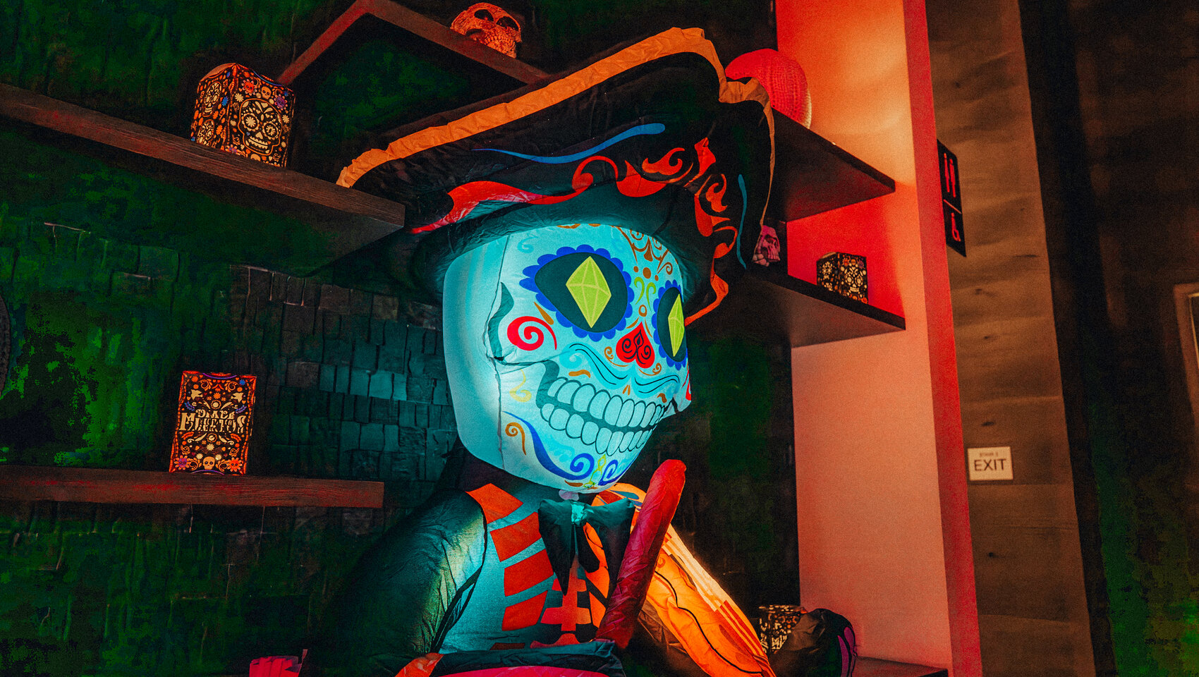 Decor at Halloween Party at Grand Roatan