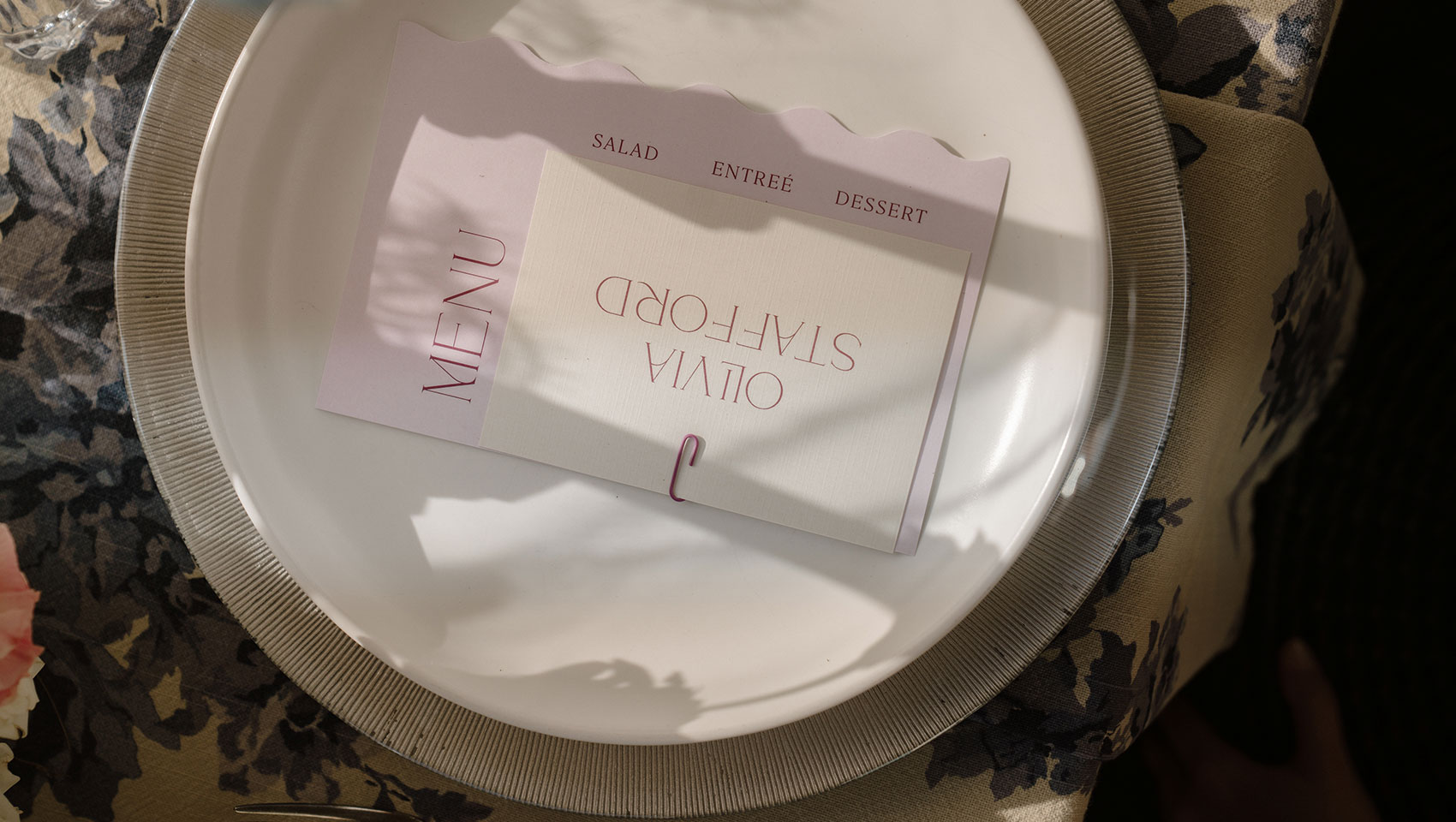 Wedding Place Setting at Kimpton Grand Roatan