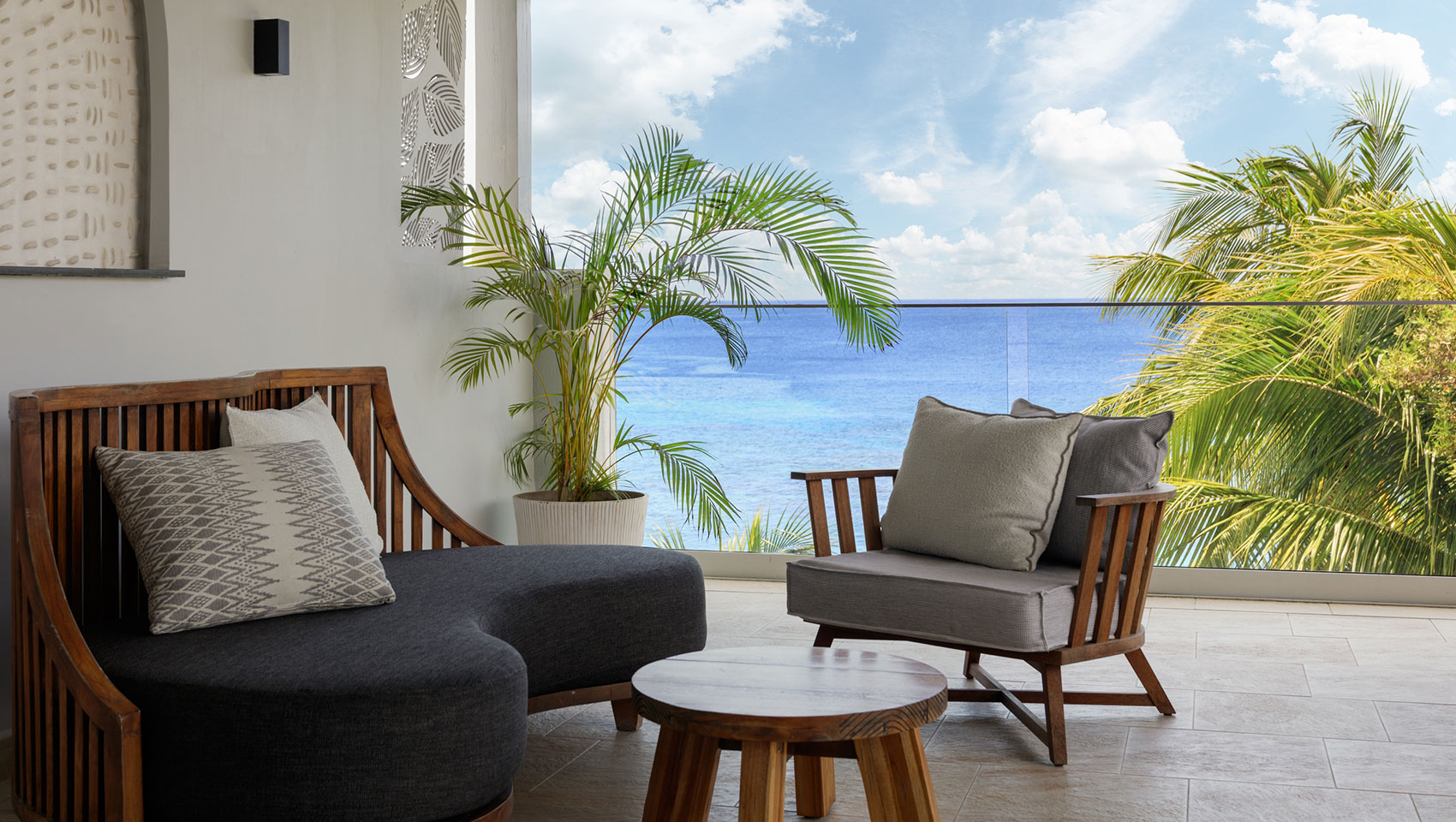 Private terrace at Kimpton Grand Roatan