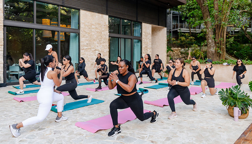 Outdoor Pilates at Grand Roatan