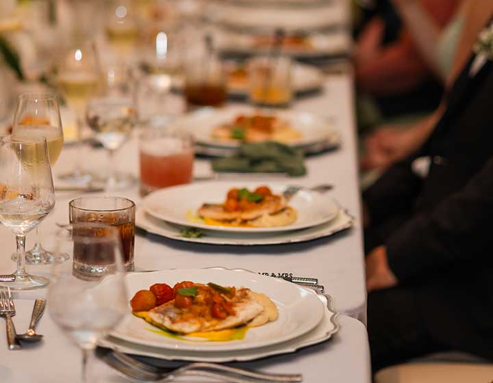 Passed appetizer on a stick