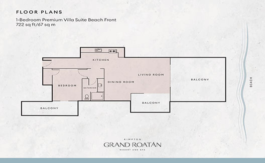 1 Bedroom Premium Villa Suite Floor Plans