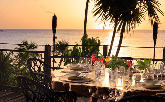 Dining at the Green Flash Table