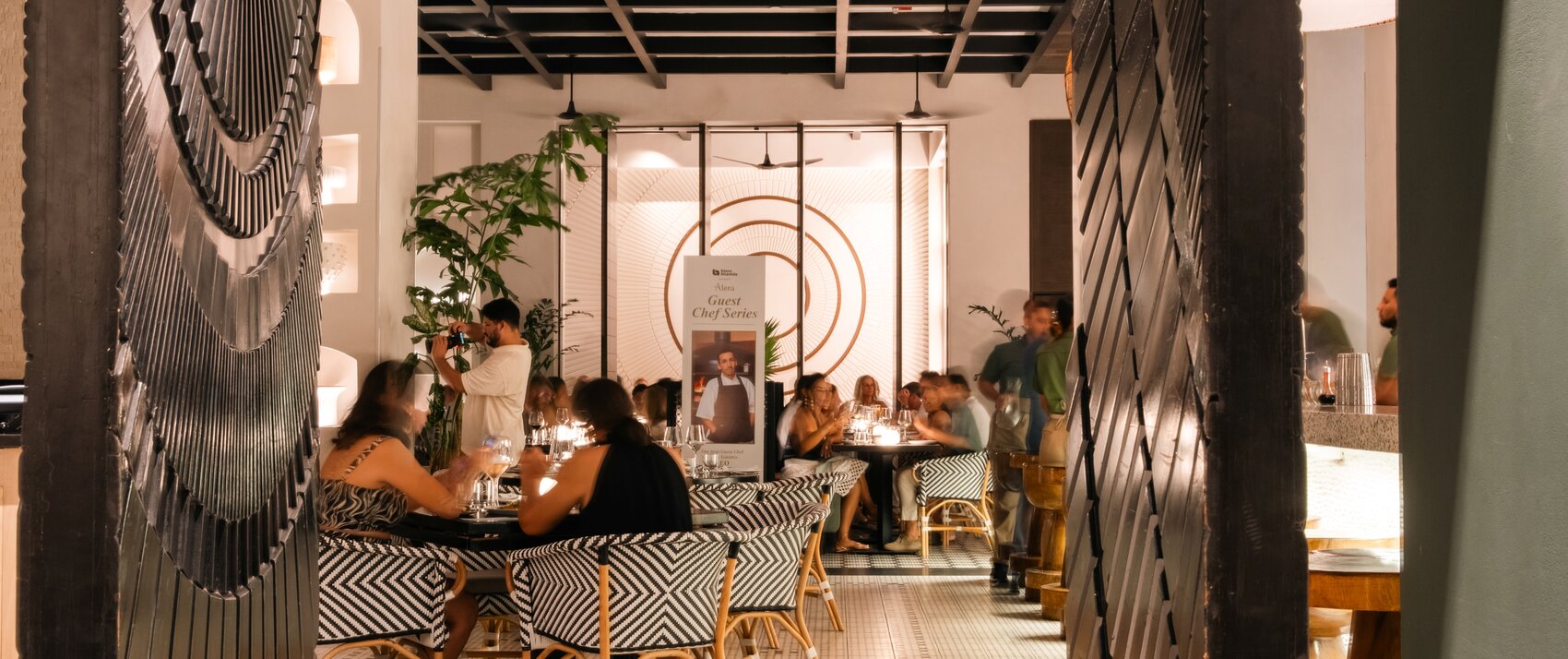 guests dining at Alera